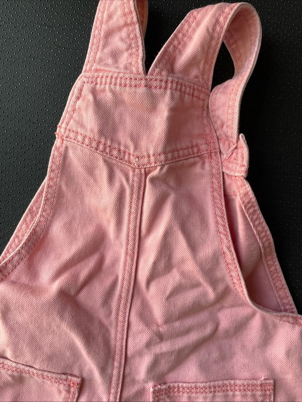 GAP Pink Denim Short Overalls for Kids